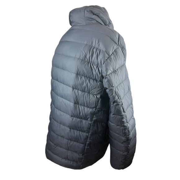 Eddie Bauer CirrusLite Down Hooded Jacket Zip Dark Blue Puffer Men's Size XL - Picture 8 of 15